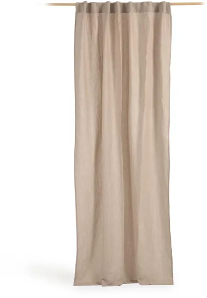 LAFORMA Marja Curtain - beige cotton and linen (140x270)