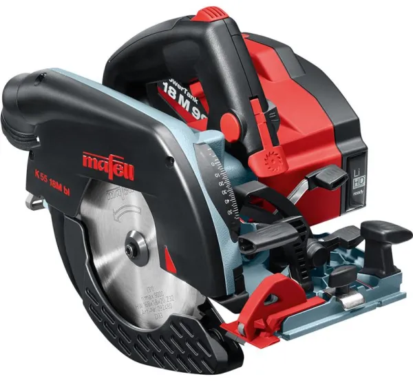 Mafell Cordless Circular Saw K 55 18M bl PURE in T-MAX Case
