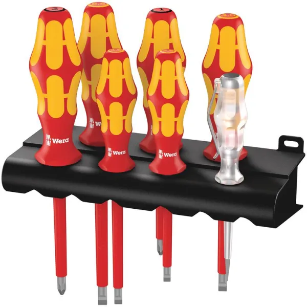Wera Screwdriver Set 160 i/165 i/7 Kraftform Plus Series 100 Rack